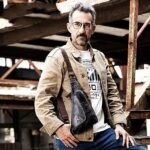 Men's Cowhide Leather Sling Bag - Vintage Crossbody - Image 5