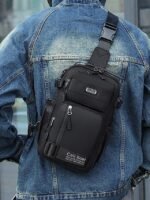 Men's Tactical Crossbody Chest Bag - Waterproof - Image 13