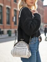 Women's Large Capacity Faux Leather Fringe Crossbody Bag - Image 5