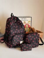 Teen Girls 3-Piece School Backpack Set – Lightweight Canvas - Image 20