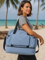 Women's Foldable Travel Duffel Bag – Water-Repellent - Image 13