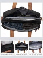 Men's Waterproof Multi-Function Laptop Backpack - Vintage - Image 10