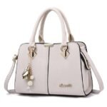 Women's Elegant Blue Handbag with Removable Strap and - Image 12