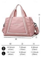 Women's Stylish Sporty Travel Tote Bag with Sneaker - Image 3