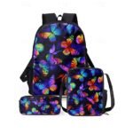 Purple Butterfly Glow Backpack for Girls – Fantasy Style Large - Image 8
