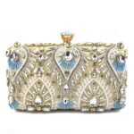 Women's Clutch Evening Bag Wristlet Shoulder Bags Silk