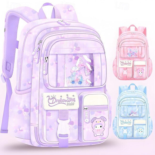 igwaqg1752490480346 Girls' Cute Cartoon Backpack – Dreamlike Kids School Bag - Image 1