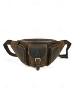 Men's Genuine Leather Fanny Pack, Top-Grain Leather - Image 14