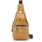 Men's Crossbody Bag Chest Bag Nappa Leather Outdoor Daily - Image 15