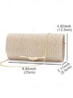 20PCS Elegant Gold Glitter Evening Clutch - Women's Party Handbag - Image 8