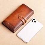 Men's Genuine Leather Long Wallet – Vintage Bifold Clutch - Image 7