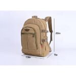 Men's Vintage Canvas Backpack for Travel and School – - Image 3