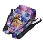 Galaxy Cat Print Backpack with Large Capacity – Cute Animal - Image 2