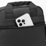 Men's Black Water - Resistant Messenger Bag, Laptop - Image 11