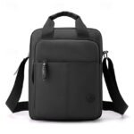 Men's Black Water - Resistant Messenger Bag, Laptop - Image 2