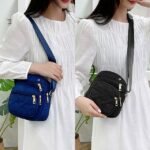 Women's Quilted Nylon Crossbody Bag – Lightweight - Image 6