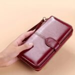 Women's RFID Blocking Faux Leather Wallet - - Image 9