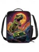 Kids' 3-Piece Dinosaur Backpack Set with Lunch Bag and - Image 9