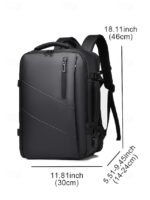Men's Expandable Waterproof Business Backpack – - Image 12