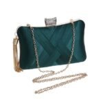 Women's Clutch Evening Bag Wristlet Clutch Bags Silk Party - Image 7