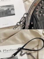 Women's Large Capacity Faux Leather Fringe Crossbody Bag - Image 10