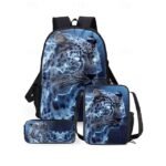 3D Fire Tiger Backpack for Boys and Teens – Large Capacity - Image 10