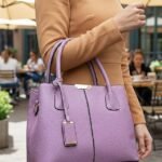 Women's Faux Leather Handbag with Adjustable Strap,