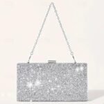 Women's Rhinestone Jewelry and Clutch Set for Weddings and - Image 4