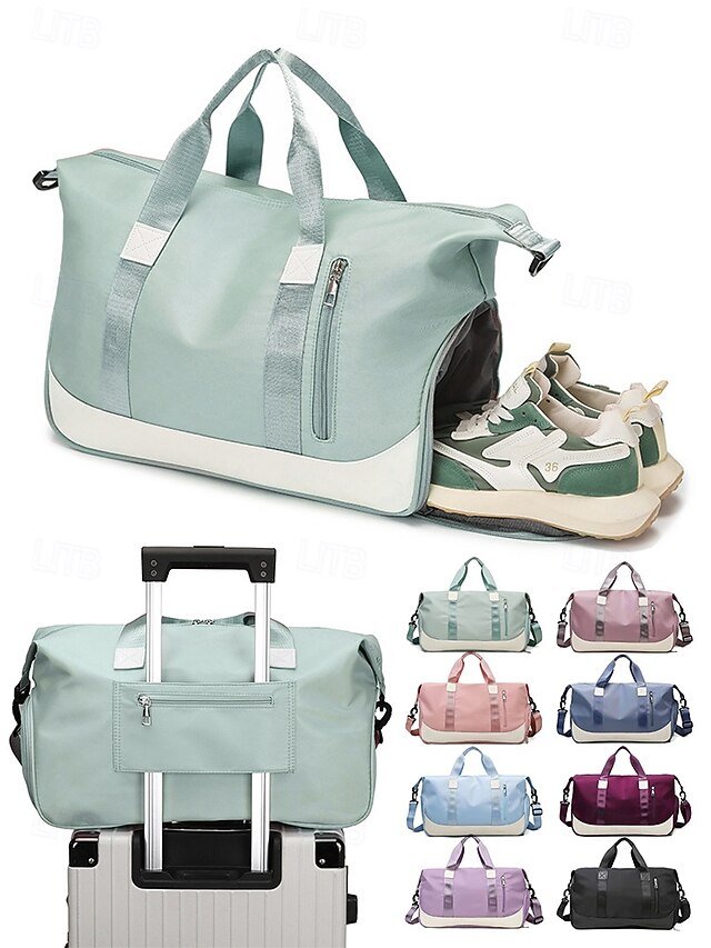 rsnyja1747411966374 Multicolor Travel Duffel Bags for Men and Women with Separate - Image 1