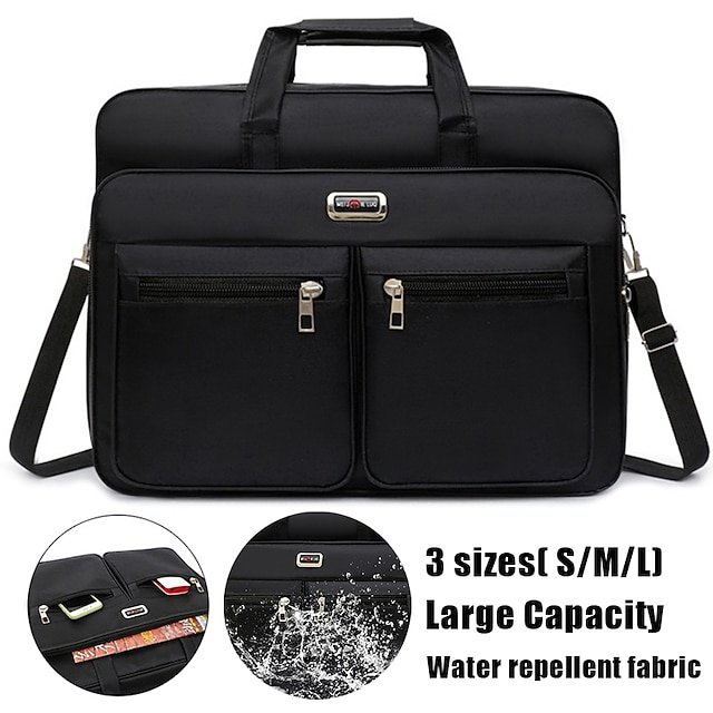 sjwiha1695286581945 Men's Business Laptop Bag with Shoulder Strap, - Image 1