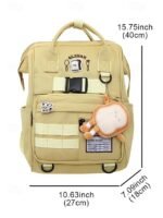 Waterproof Toast Cartoon Backpack for Girls – Kawaii School - Image 11