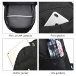 Waterproof Anti-Theft Laptop Backpack with USB Charging Port – - Image 2