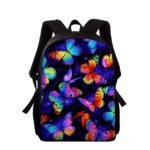Purple Butterfly Glow Backpack for Girls – Fantasy Style Large - Image 6