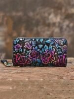 Women's Genuine Leather Wallet – Large Capacity with - Image 3