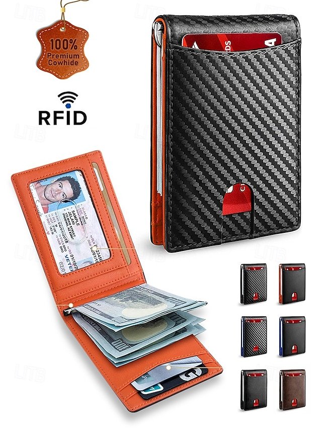 wzulgw1737026235741 Men's RFID-Blocking Wallet – Premium Cowhide Leather with - Image 1