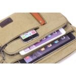 Men's Vintage Canvas Crossbody Messenger Bag – - Image 9