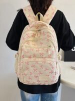 Teen Girls 3-Piece School Backpack Set – Lightweight Canvas - Image 4