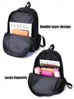 Kids' 3-Piece Wizard Cat Backpack Set – Fantasy Cat Print - Image 6