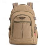 Men's Vintage Canvas Backpack for Travel and School – - Image 2